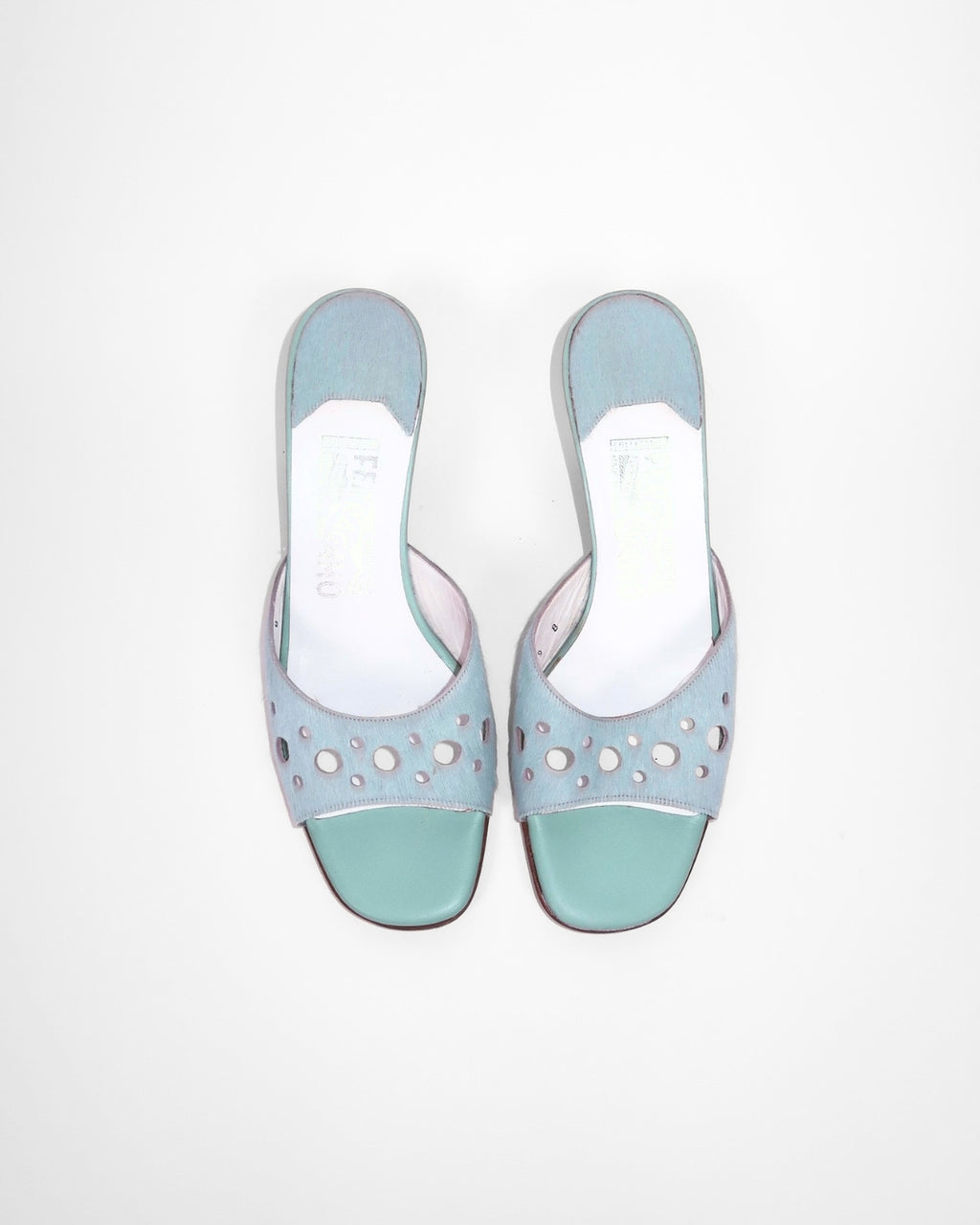 Vintage Ferragamo ponyhair sandals