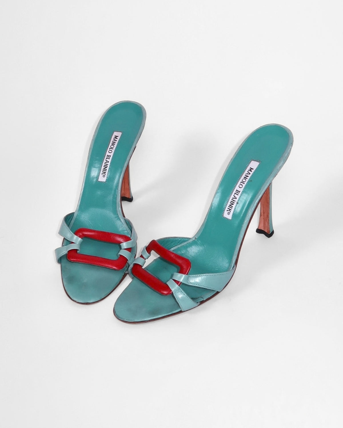 Vintage Manolo Blahnik accent sandals, alternate view