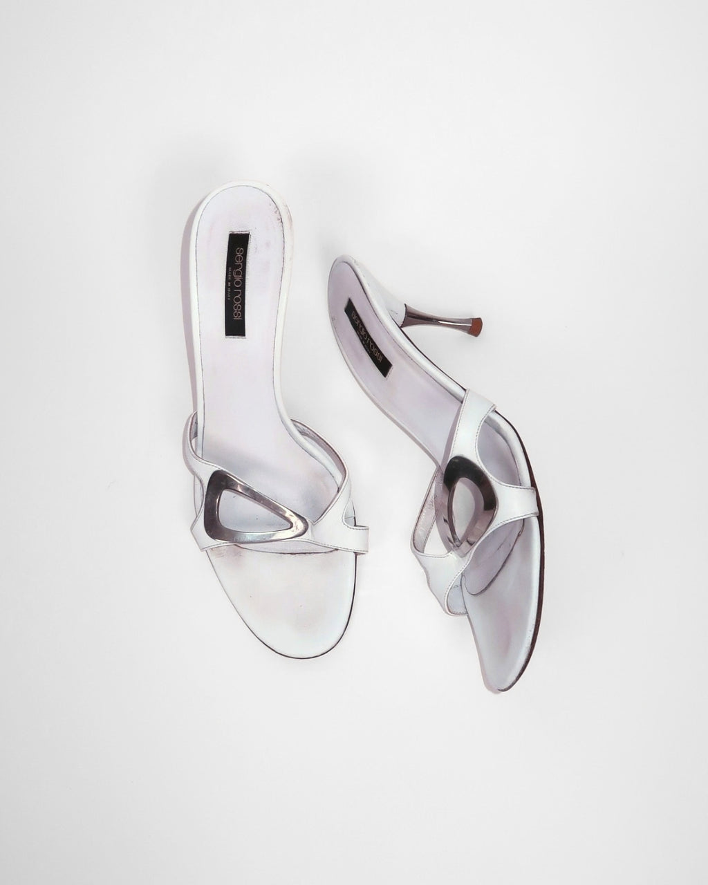 Vintage Sergio Rossi accent sandals, alternate view