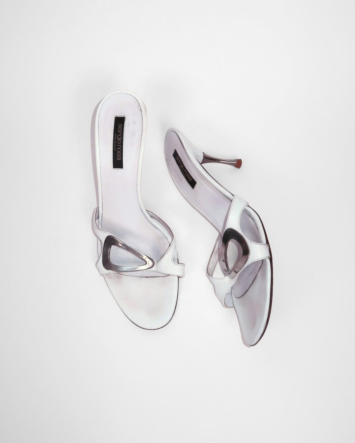 Vintage Sergio Rossi accent sandals, alternate view