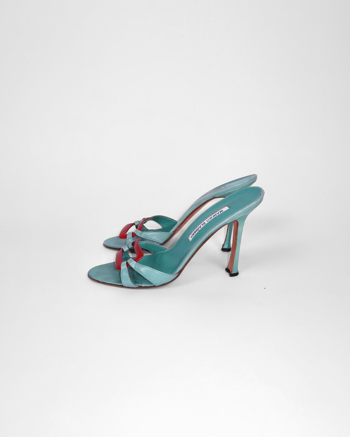 Vintage Manolo Blahnik accent sandals, alternate view