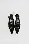 Vintage Stephané Kelian leather slingback heels