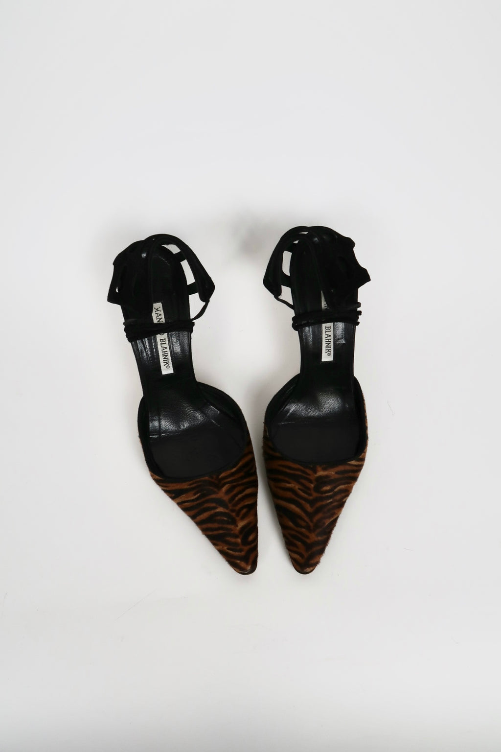 Vintage Manolo Blahnik ponyhair pumps