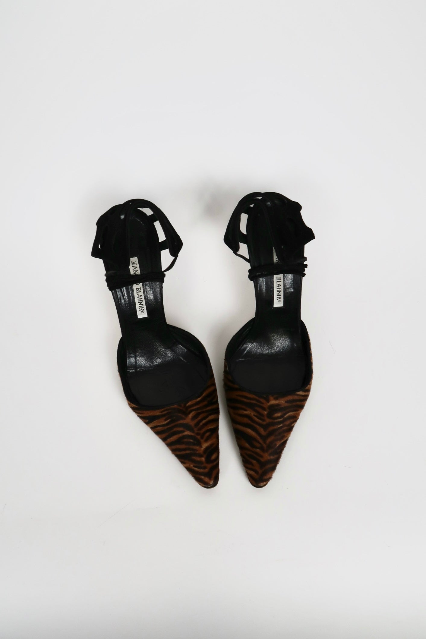 Vintage Manolo Blahnik ponyhair pumps