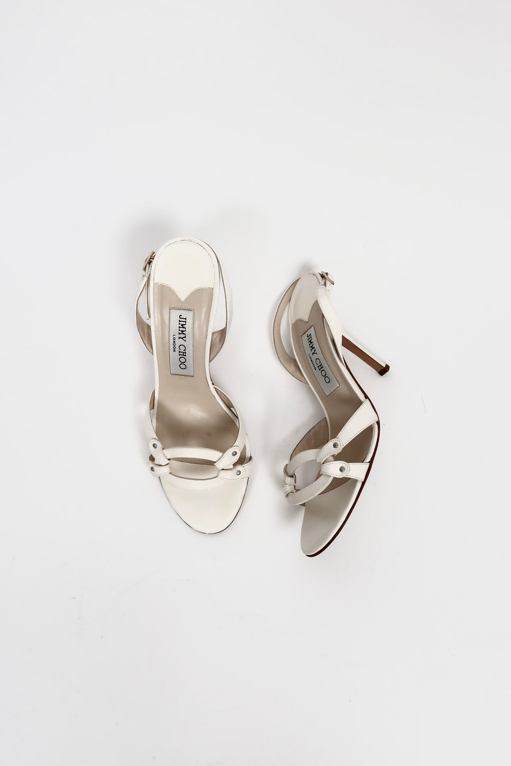 Vintage Jimmy Choo cut-out sandals, alternate view