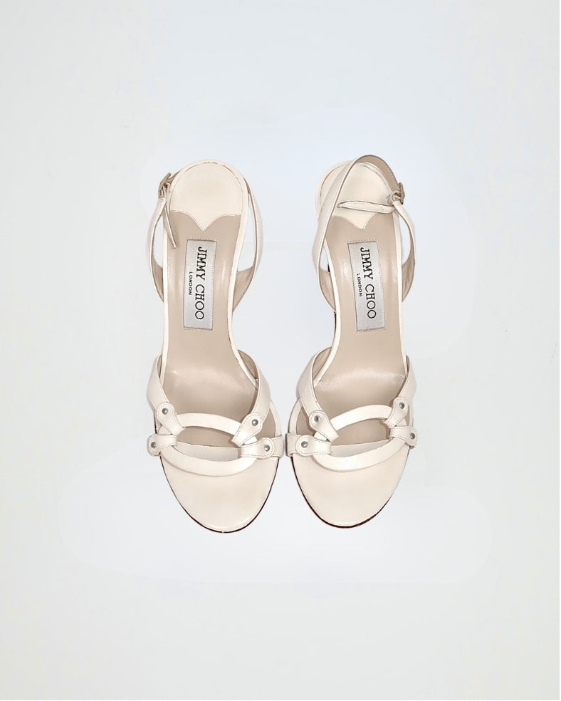 Vintage Jimmy Choo cut-out sandals